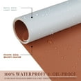 thumbnail image 6 of HofferRuffer Desk Pad, 31.5" x 15.8" Desktop Waterproof Protector Mat for Keyboard and Mouse, Dual Side Use Leather Non Slip Desk Mat for Office and Home (Brown+grey), 6 of 7