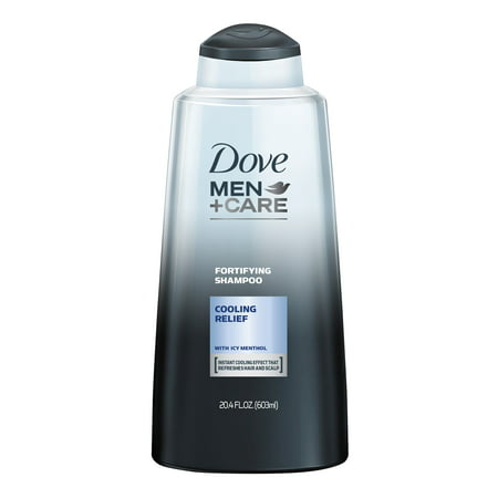 Dove Men+Care Fortifying Shampoo for a Deep Clean Cooling Relief Shampoo for Men 20.4