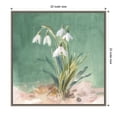 thumbnail image 2 of Amanti Art Soft Floral Dewdrops Framed Canvas Wall Art Print, 2 of 6