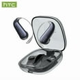thumbnail image 5 of HTC NE38 Wireless Bluetooth 6.0 Open-Ear Earbuds, AI Translator, Noise-Cancelling Headphones, 130+ Languages, 40H Playtime, IPX5 Waterproof, Black+Earbud Case, 5 of 14