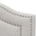 thumbnail image 4 of Baxton Studio Edith Tufted Queen Panel Headboard in Grayish Beige Fabric, 4 of 6