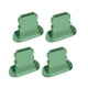thumbnail image 1 of Matsuzay 4Pcs Mobile Phone Stopper Dust Proof USB Protection Anti-dust Cap Micro Charging Port Replacement for 13/Mini/Pro/Pro Max Cables de audio/vídeo Verde claro, 1 of 4