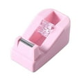 thumbnail image 1 of Chok Tape Dispenser  Tape Cutter Cross-border Direct Supply Macaron Color Small Tape Holder Creative Color Desktop Office Tape Machine Packing Cutter(Pink), 1 of 1