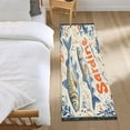 thumbnail image 3 of Yayeee Runner Rug for Bedroom 2'x6' Machine Washable Hallway Non Slip Mat, Blue Sardines Pattern, 3 of 8