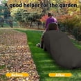 thumbnail image 5 of Lawn Tractor Leaf Bag for Riding Lawn Mower, 96 × 56 Inch, 210D Oxford Cloth Wear-Resistant,, 5 of 5