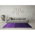 thumbnail image 3 of Ahgly Company Indoor Round Abstract Purple Contemporary Area Rugs, 8' Round, 3 of 4