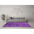 thumbnail image 3 of Ahgly Company Machine Washable Indoor Rectangle Oriental Pink Industrial Area Rugs, 2' x 4', 3 of 4