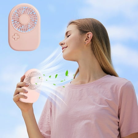 

Fanshiluo Mini Portable Fan Powerful Handheld Fan Rechargeable 3 Speed Adjustable Built In Battery Extra Long Life Small Handheld Fan For Girls Kids Indoor Outdoor