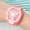 Pink, variant on EGYMEN Mini Portable Wrist Fan, Desktop or Handheld USB Charging Cooling Device with Detachable Wristband, Versatile Wind Speed Fan with LED Lights