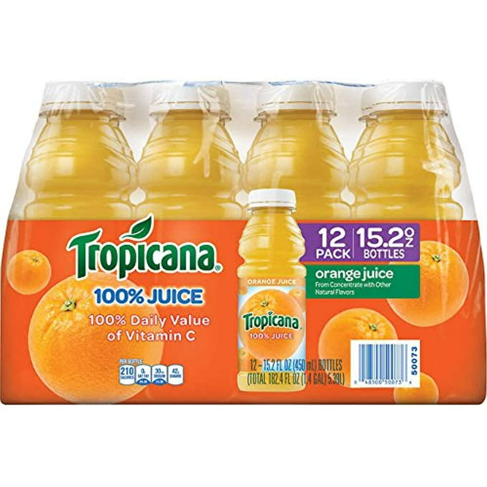 Tropicana, Orange Juice, 15.2 Oz. / 12 Pack by Tropicana