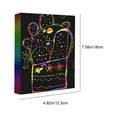 thumbnail image 3 of Scratch Paper Art Set, 50 Sheets with Wooden Stylus, Scratch Off Crafts Kits, Drawing Notes Doodle Activity, Kids Art Toy Gift, 3 of 9