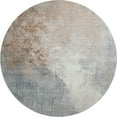 thumbnail image 2 of Addison Rugs Mayfield Premium Machine Washable Transitional Abstract Paprika Round Rug, 8' x 8', 2 of 6