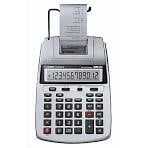 Pre-Owned Canon P23-DHV-3 12-digit Printing Calculator - Clock, Calendar, Decimal Point Selector Switch, Sign Change - 2.2" x 6.4" x 9.1" - Silver - 1 Each | Bundle of 2 Each