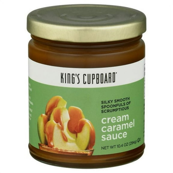 King's Cupboard Cream Caramel Sauce 10 oz Jar