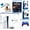 Chroma Indigo, variant on Sony Playstation 5 Slim Disc Bundle with Spider-Man: Miles Morales, Extra Gray Camo Controller, Trigger Stop Kit, Dual Charge Dock and MightySkins Decal Voucher