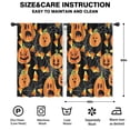thumbnail image 2 of Blackout Kids Curtains,Pumpkin Candy Halloween Pattern Childrens Insulated Curtains Set Of 2,Bedroom Essentials,Toddler Room Decor 42x63in(106x160cm), 2 of 5
