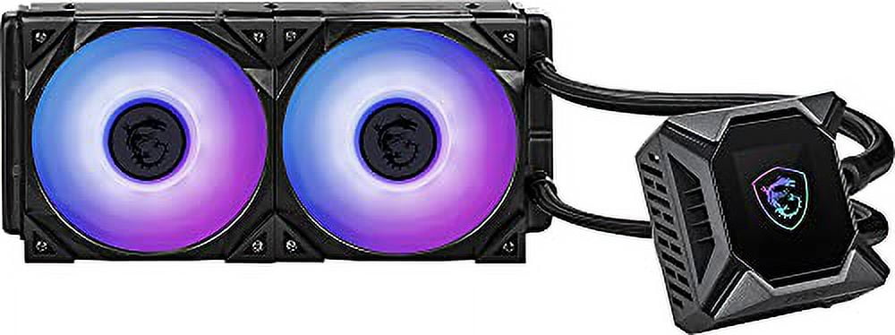MSI MPG CORELIQUID K240 Simple water-cooled CPU cooler with LCD monitor ARGB compatible 240mm FN1561