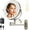 Nickel, variant on 9" Wall Mounted Lighted Makeup Mirror,4000mAh Rechargeable Double Sided 1X/10X Magnifying Mirror with Light,3 Color Lights,Touch Dimmable,Extended Arm 360 Rotation Wall Mounted Makeup Mirror