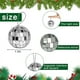 thumbnail image 2 of Paquete de 30 Bolas de Discoteca, Espejo Colgante Plateado, Bolas de Discoteca, Adornos con Cuerda, DecoracióN de Festivales de MúSica para Fiestas de Bodas de Navidad, 2 of 5