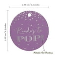 thumbnail image 6 of Inkdotpot Ready To Pop Baby Shower Bottle Tag Real Silver Foil Favor Hang Tags Pack Of 50, 6 of 7