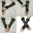 thumbnail image 2 of Lace Fishnet Gloves Comfortable And Flexibility Fingerless Gloves For Party Enthusiasts And Fashion Forward Individuals, 2 of 8
