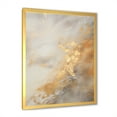 thumbnail image 4 of Designart "Magic Of Gold And White Marble Geode IV" Abstract Marble Picture Framed Canvas Wall Art, 4 of 5