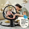 thumbnail image 5 of HARPPA Baby Swing for Boy with Remote Control, 5 Sway Speed, 10 Lullabies, Black, 5 of 11