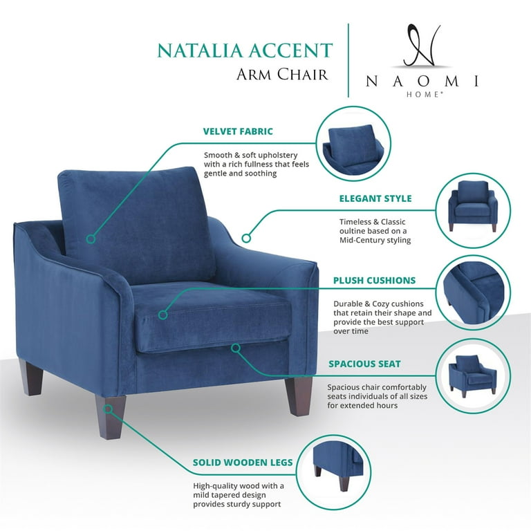 Natalia velvet chair discount