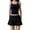 Black, variant on Conairie Womens Pleated Tennis Skirt Solid High Waisted Tummy Control Athletic Skort With Inner Shorts Pockets Lightweight Yoga Skirt Sports Running Pickleball L