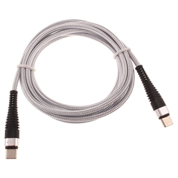 Type-C to USB-C 6ft PD Cable for Galaxy S21 FE 5G - Charger Cord Power Wire Sync Braided Fast Compatible With Samsung Galaxy S21 FE 5G