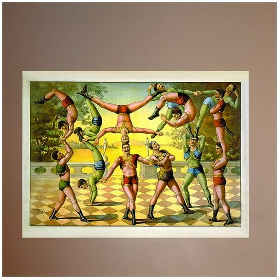 Wallhogs Buell 1891 Acrobatics Wall Mural