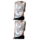 thumbnail image 3 of Top Minnieouse Mujer camiseta cómoda elegante Verano Sexy ligero A36 Blanco S, 3 of 6