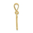 thumbnail image 2 of 14K Yellow Gold Charm Pendant Themed Initial M, 2 of 3