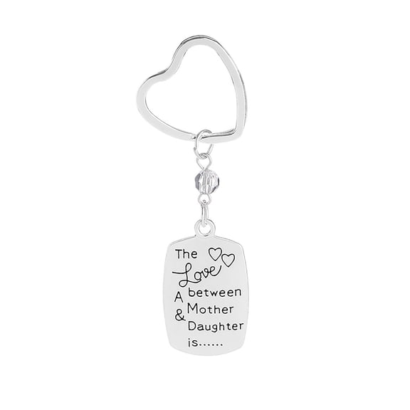 Mother Daughter Eternal Love Keychain Pendant 1PC Mother's Day Gift for Mom from Daughter Meaningful Small Hanging Charm