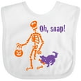 thumbnail image 3 of Inktastic Oh, Snap Skeleton Boys or Girls Baby Bib, 3 of 4