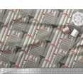 thumbnail image 3 of Soimoi Satin Silk Fabric Buildings Architectural Decor Fabric Printed Yard 42 Inch Wide, 3 of 3