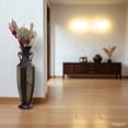 thumbnail image 5 of HOSLEY Decorative Embossed Metal Floor Vase, 26-Inch, for Artificial Flowers and Greenery, 5 of 12