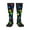 2 Black-1, variant on Geometric 1980s Styled Thigh High Socks Extra Long Stretchy Sock Women Over Knee High Opaque Stocking Daily Wear