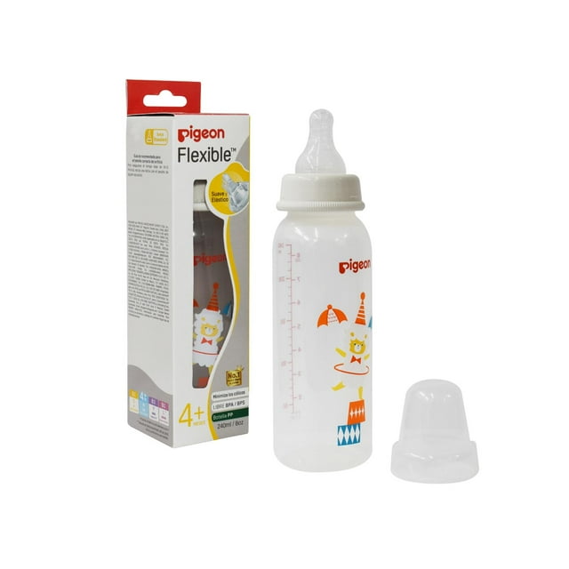 Biberón Pigeon Standard 240ml/8oz Diseño Oveja Anticólicos multicolor
