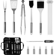 ValueMax 15 PCs Grill Accessories, BBQ Tool Set, Grill Kit, Gifts Choice, Barbecue Tools for Indoor & Outdoor Grill/Cooking, Camping