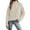 Beige, variant on Short Pullover Sweater Autumn Solid Color Knit Top Fashion Versatile Turtleneck Fall Sweater Yellow A