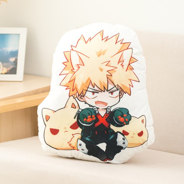 50cm My Hero Academia Anime Plushie Cushion Pillow Midoriya Izuku Bakugou Katsuki Todoroki Shouto Stuffed Plush Toy Doll Decor350cm Deng Xun unisex