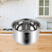 Functional Rice Cooker Replacement Inner Pot 304 Stainless Steel Rice Cooker Inner Bowl 5L