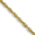 thumbnail image 1 of 14k Yellow Gold 16 Inch 1.5mm Rope Chain Necklace Pendant Charm, 1 of 9