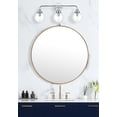 thumbnail image 7 of Hanson 3 lights bath sconce in brass with clear shade, 7 of 7