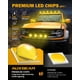 thumbnail image 3 of Faros Antiniebla Auxbeam Serie P4 90W 9000LM LED Ámbar de 4 Pulgadas Paquete de 2, 3 of 8