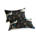 thumbnail image 2 of YJHDM Black Cat Bedding Set Animal Duvet Cover Pillowcase 2/3pcs Luxury Home Textile King/Queen Bed, 2 of 5