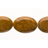 Flat Wood Grain Jasper Oval Beads Semi Precious Gemstones Size: 25x17mm Crystal Energy Stone Healing Power for Jewelry Making