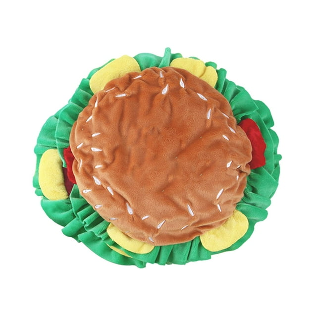 Sombrero de gato Salvador Sombrero de hamburguesa para mascotas Diadema cómoda de dibujos animados