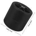 thumbnail image 2 of Minkissy Roues de Jardin Tabouret de Jardin Rond Portable Roue en Caoutchouc Lot de 1, 2 of 8